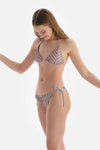 Mavi Spagetti Bikini Altı