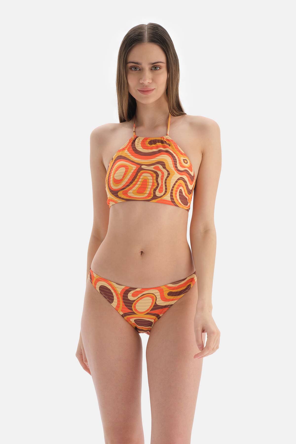 Kiremit Düşük Bel Bikini Altı