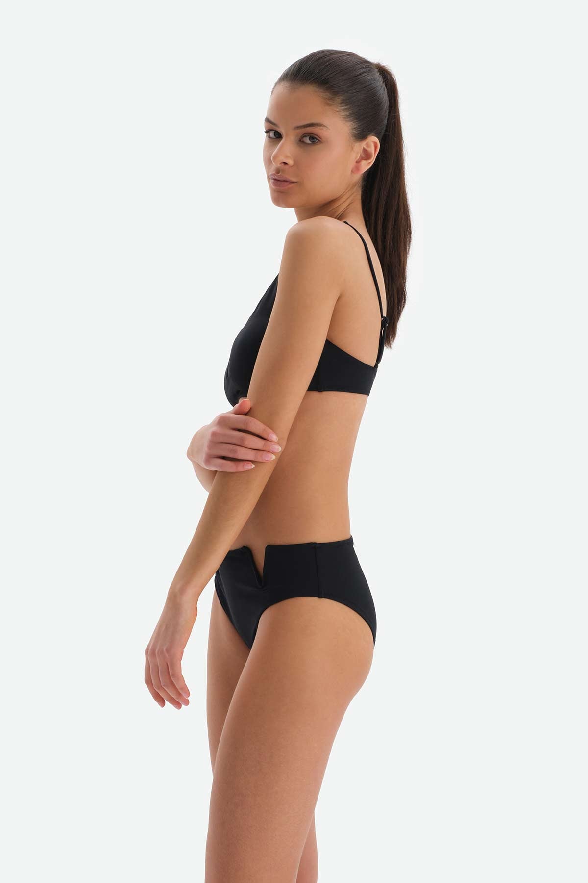 Siyah Normal Bel Bikini Altı