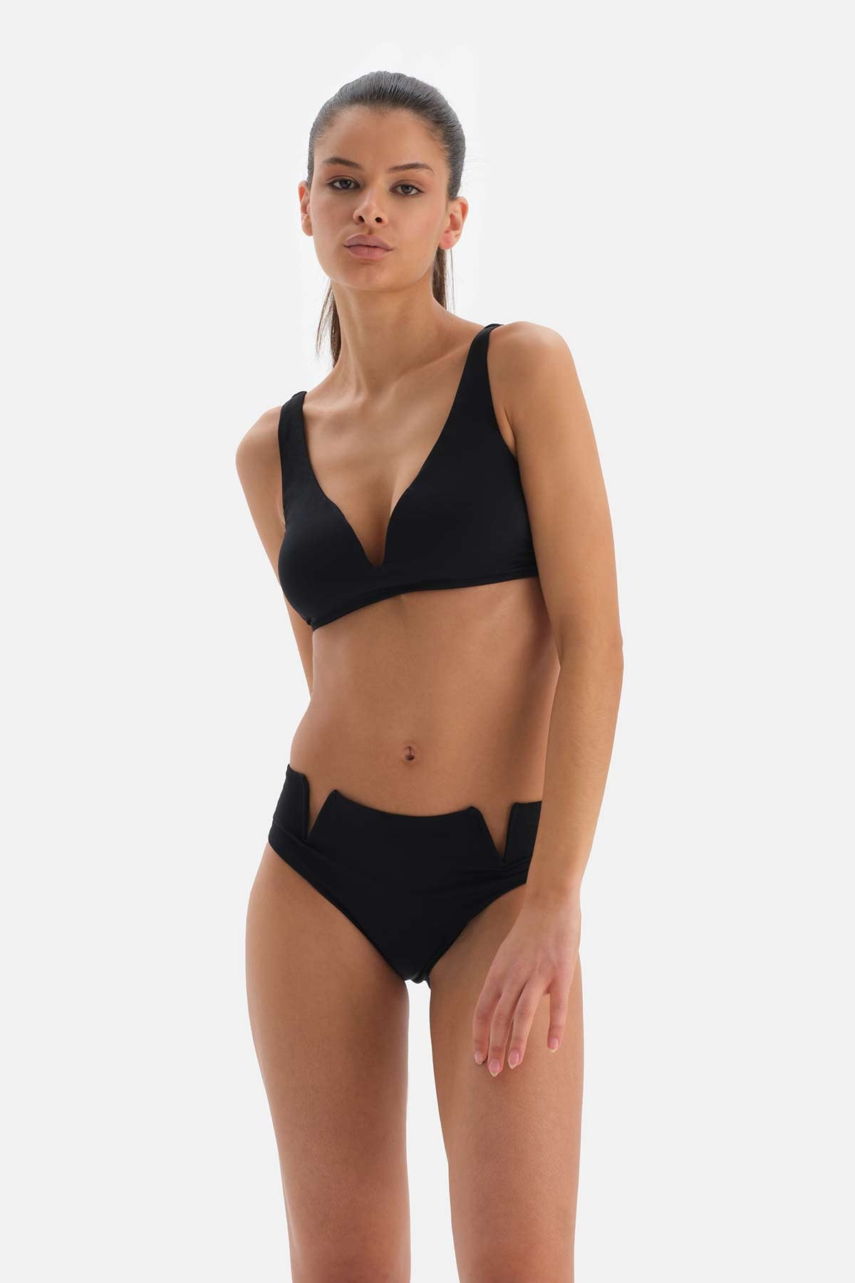 Siyah Normal Bel Bikini Altı