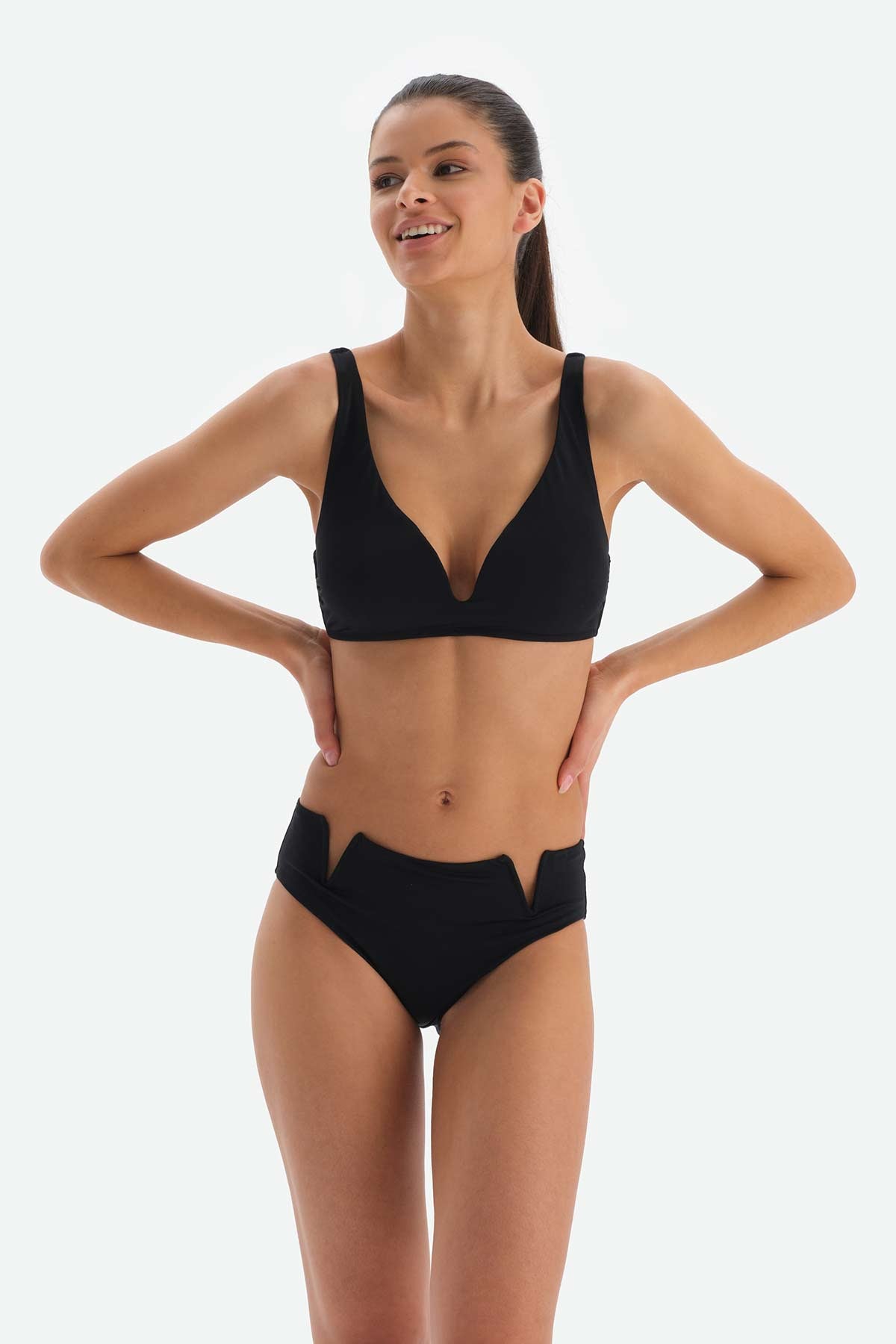Siyah Normal Bel Bikini Altı