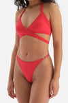 Kırmızı String Bikini Altı