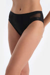 Siyah Normal Bel Brazilian Bikini Altı
