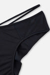 Siyah Ipli Brazilian Bikini Altı
