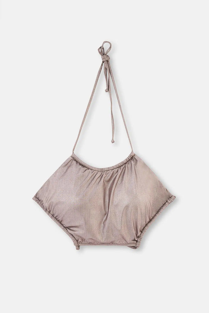 Vizon Halter Yaka Bikini Üst