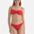Kırmızı Straplez Bikini Üstü