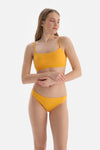 Sarı Balensiz Bralet Bikini Üstü