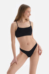 Siyah Balensiz Bralet Bikini Üstü