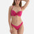 Fuşya Kaplı Balenli Bikini Üstü