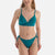Petrol Bralet Balensiz Bikini Üstü