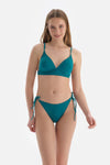 Petrol Bralet Balensiz Bikini Üstü