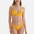 Sarı Bralet Balensiz Bikini Üstü