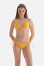 Sarı Üçgen Küçük Bikini Üstü