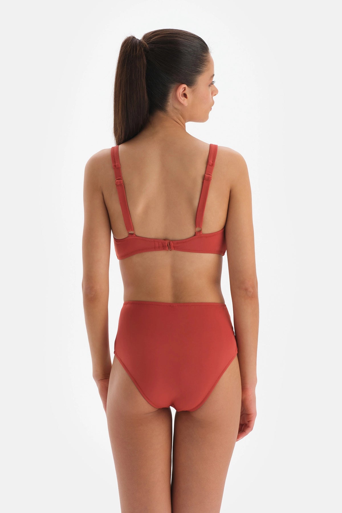 Kiremit Kaplı Bikini Üstü