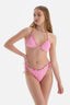Pembe Üçgen Küçük Bikini Üstü