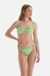 Yeşil Straplez Bikini Üstü