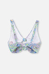 Lila - Yeşil Bralet Bikini Üstü