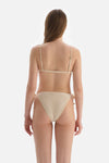 Ekru Üçgen Küçük Bikini Üstü