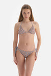 Mavi Üçgen Küçük Bikini Üstü