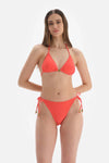 Turuncu Üçgen Küçük Bikini Üstü