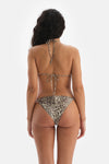 Kahve Üçgen Küçük Bikini Üstü