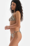 Kahve Üçgen Küçük Bikini Üstü