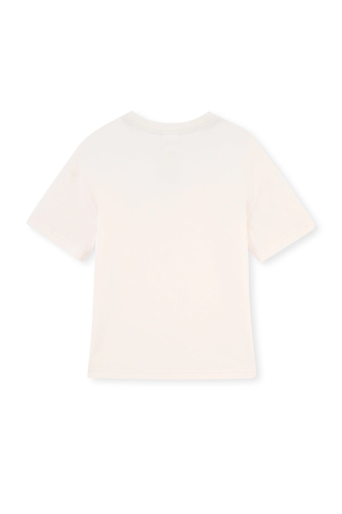 Ekru Kısa Kollu Baskı Detaylı Örme Pijama Takımı