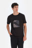 Siyah Dagi Active Baskılı Spor T-Shirt