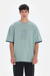 Mint Yeşili Dagi Active Mint i Garnili Spor T-Shirt