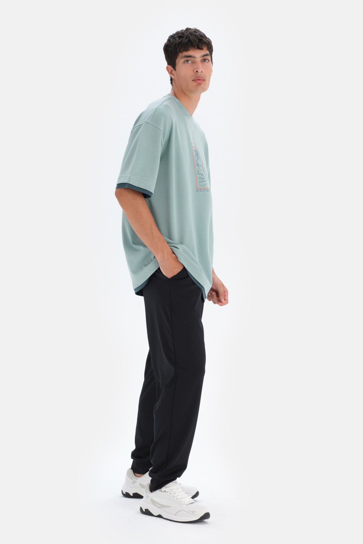 Mint Yeşili Dagi Active Mint i Garnili Spor T-Shirt