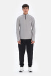 Açık Gri Dagi Active Fermuar Yaka Sweatshirt