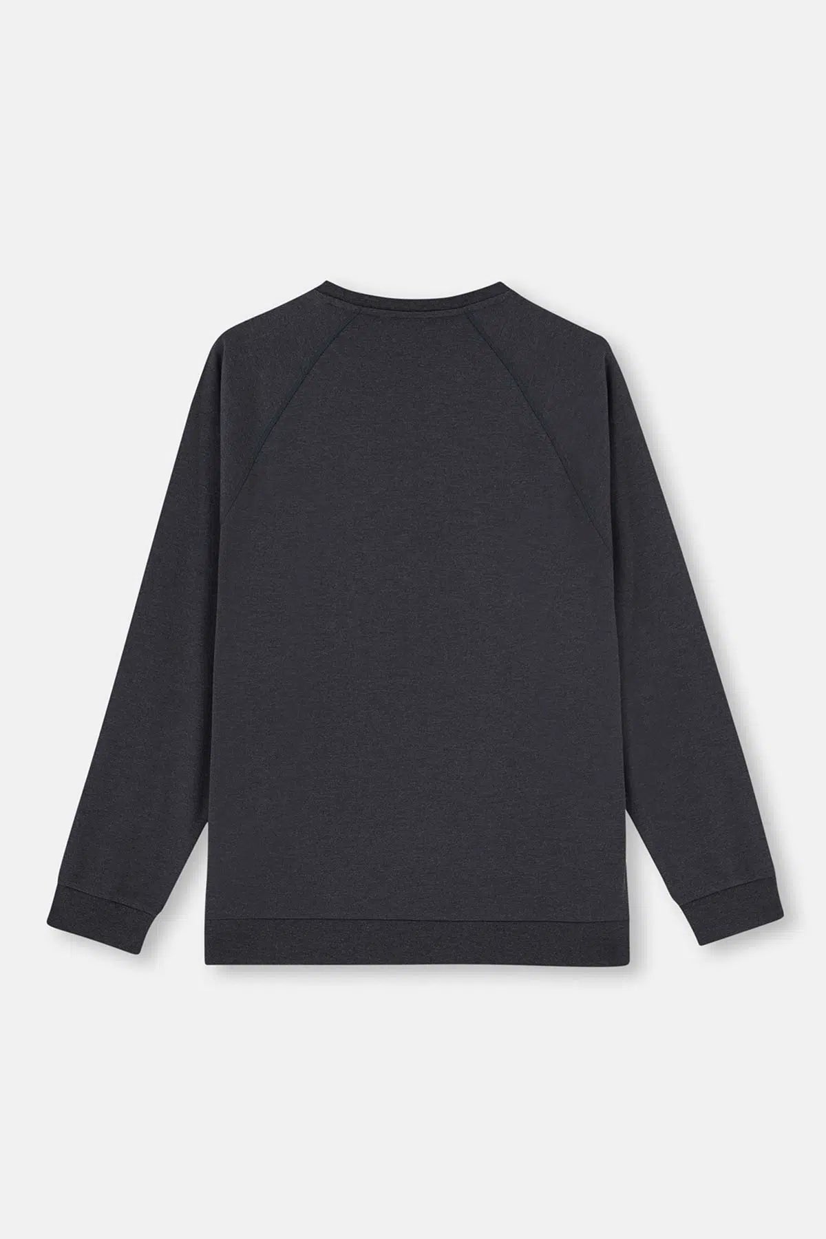 Füme Ribana Detaylı Bisiklet Yaka Everfresh Sweatshirt