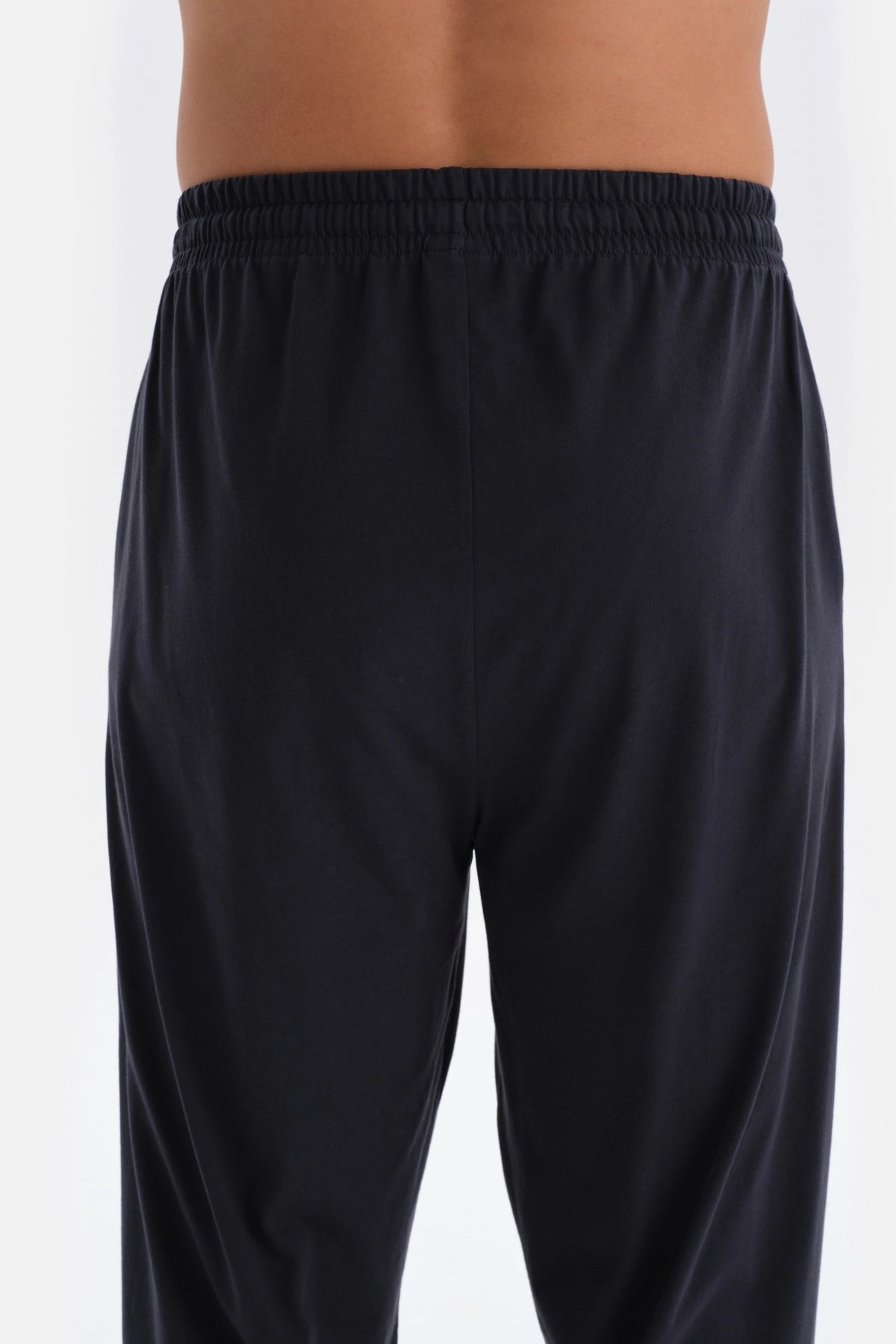 Yeşil Bisiklet Yaka Cep Detaylı Örme Pijama Takımı