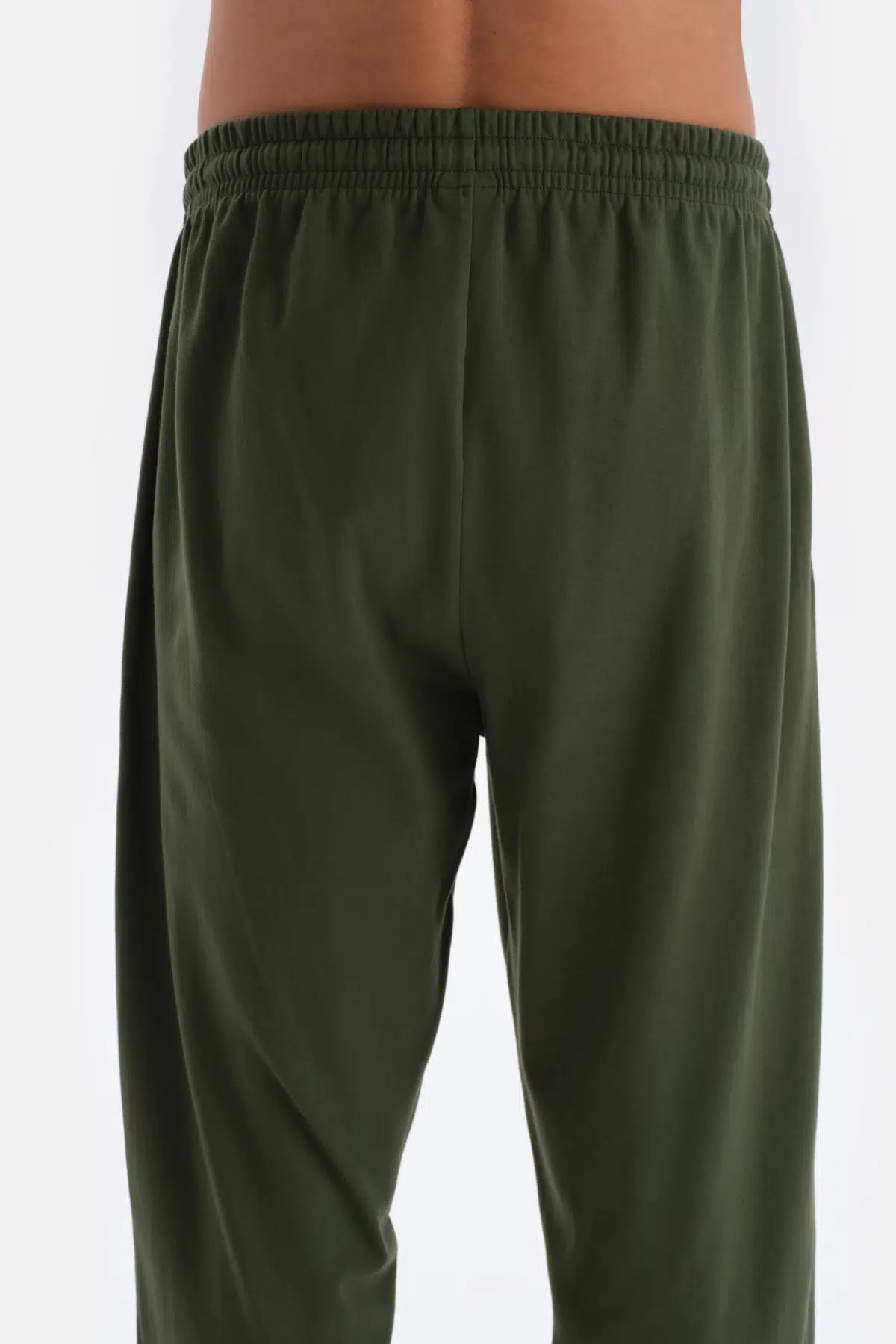 Yeşil Jogger Paça Pamuklu Pijama Altı