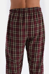 Multicolor Ekose Dokuma Pantolon Pijama Altı