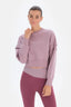 Lila Dagi Active Kapitone Crop Sweatshirt