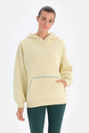 Açık Yeşil Dagi Active Sırt Baskılı Kapüşonlu Sweatshirt