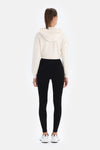 Ekru Dagi Active Çapraz Detaylı Kapüşonlu Modal Sweatshirt