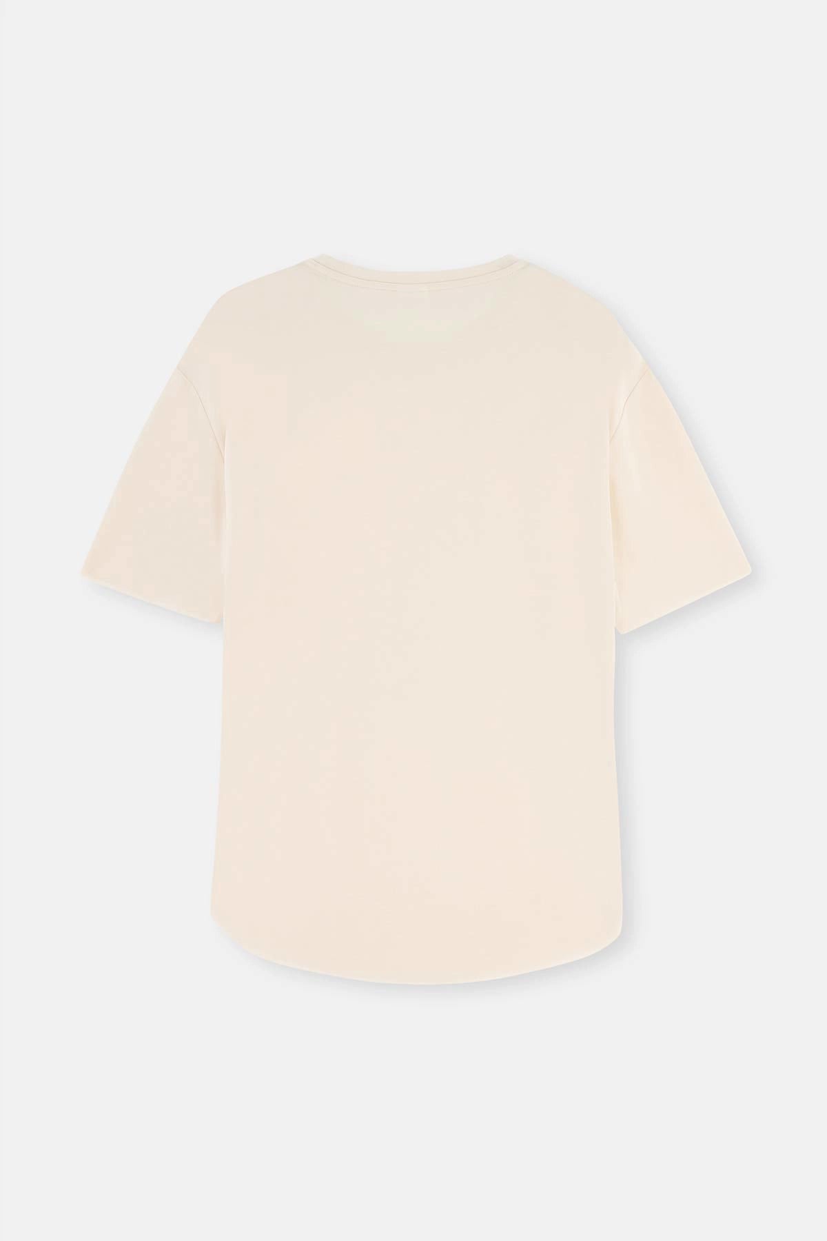 Ekru Dagi Active Kadın Modal T-Shirt