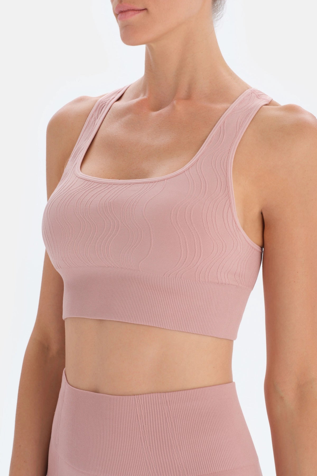 Gül Kurusu Dagi Active Seamless Sporcu Sütyeni