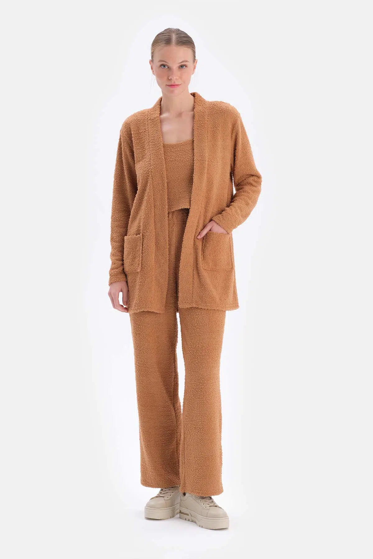 Camel Şönil Hırka