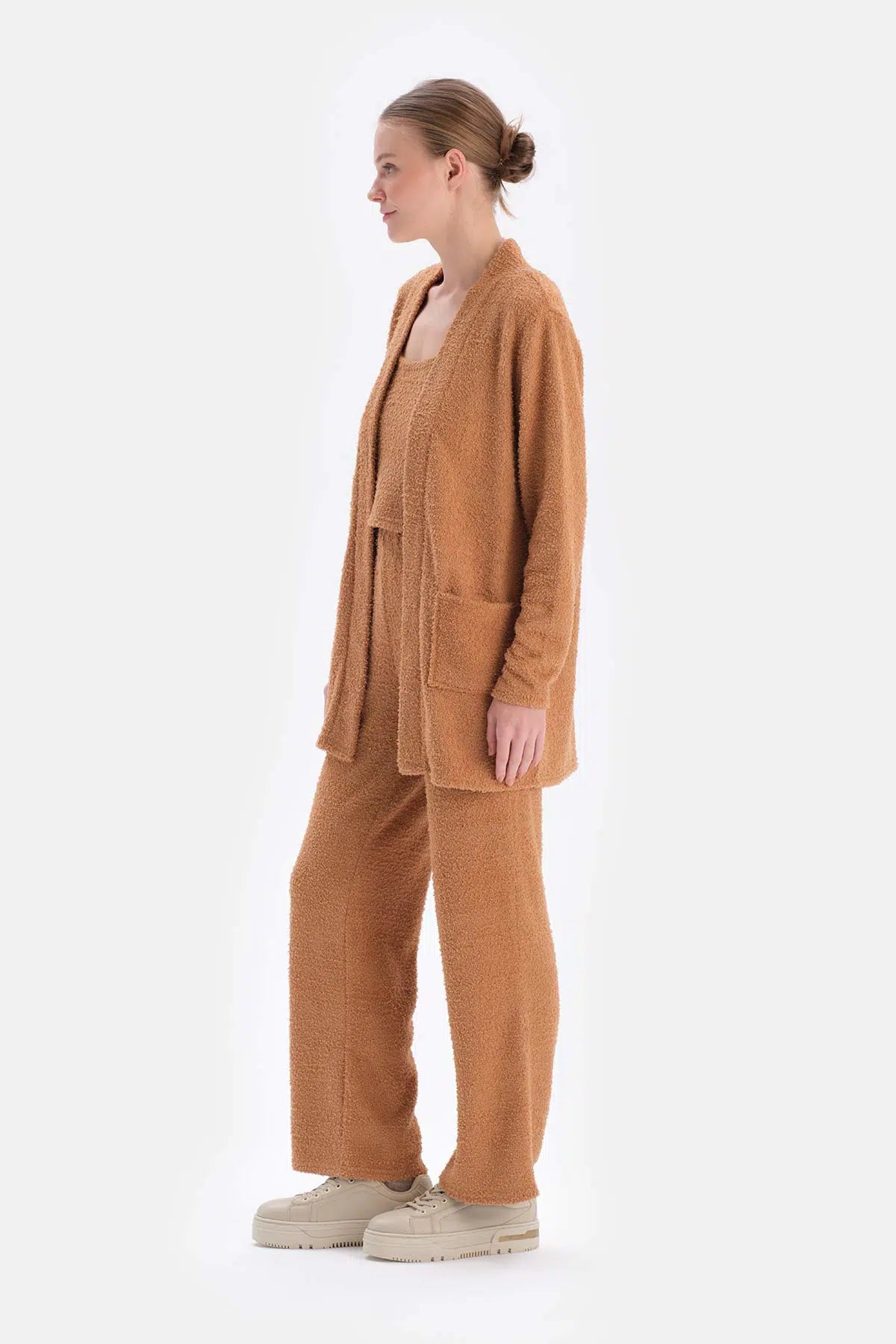 Camel Şönil Hırka