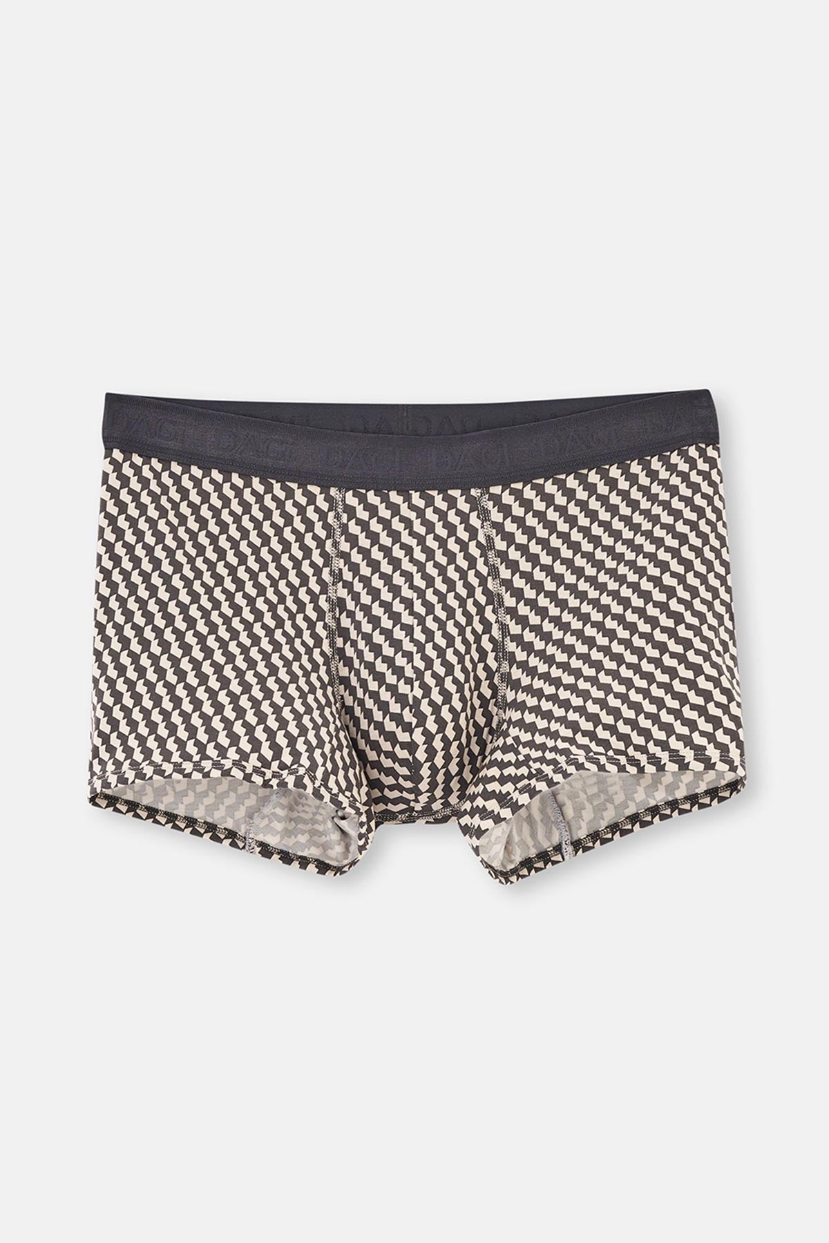 Antrasıt Desenli Micro Modal Boxer