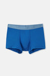 Açık Mavi-Mavi 2'li Desenli Micro Modal Boxer