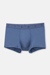 Açık Kahve-Lacivert 2'li Düz Micro Modal Boxer