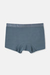 Bej-Indigo 2'li Düz Micro Modal Boxer
