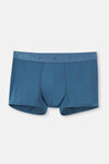 Açık Mavi-Mavi 3'Lü Desenli Micro Modal Boxer