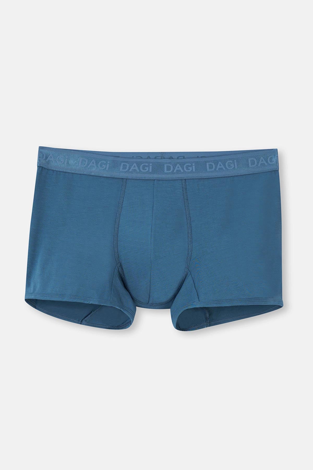 Açık Mavi-Mavi 3'Lü Desenli Micro Modal Boxer