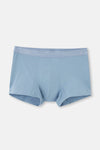 Açık Mavi-Mavi 3'Lü Desenli Micro Modal Boxer