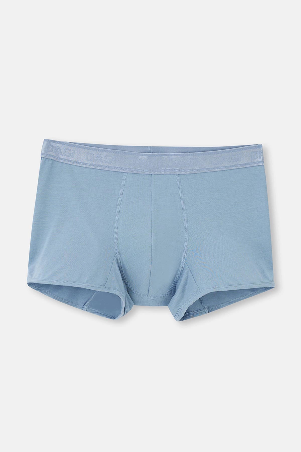 Açık Mavi-Mavi 3'Lü Desenli Micro Modal Boxer